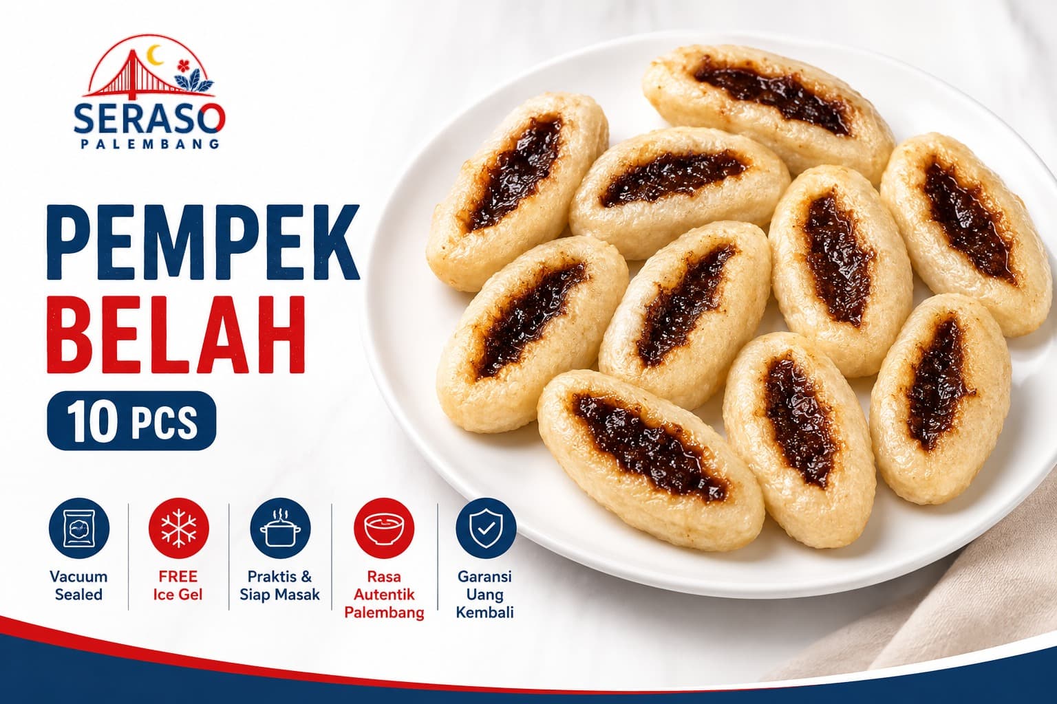 Pempek Belah